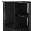 Ashbourne Cabinet Black Ash from Roseland Furniture
