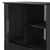 Ashbourne Cabinet Black Ash from Roseland Furniture