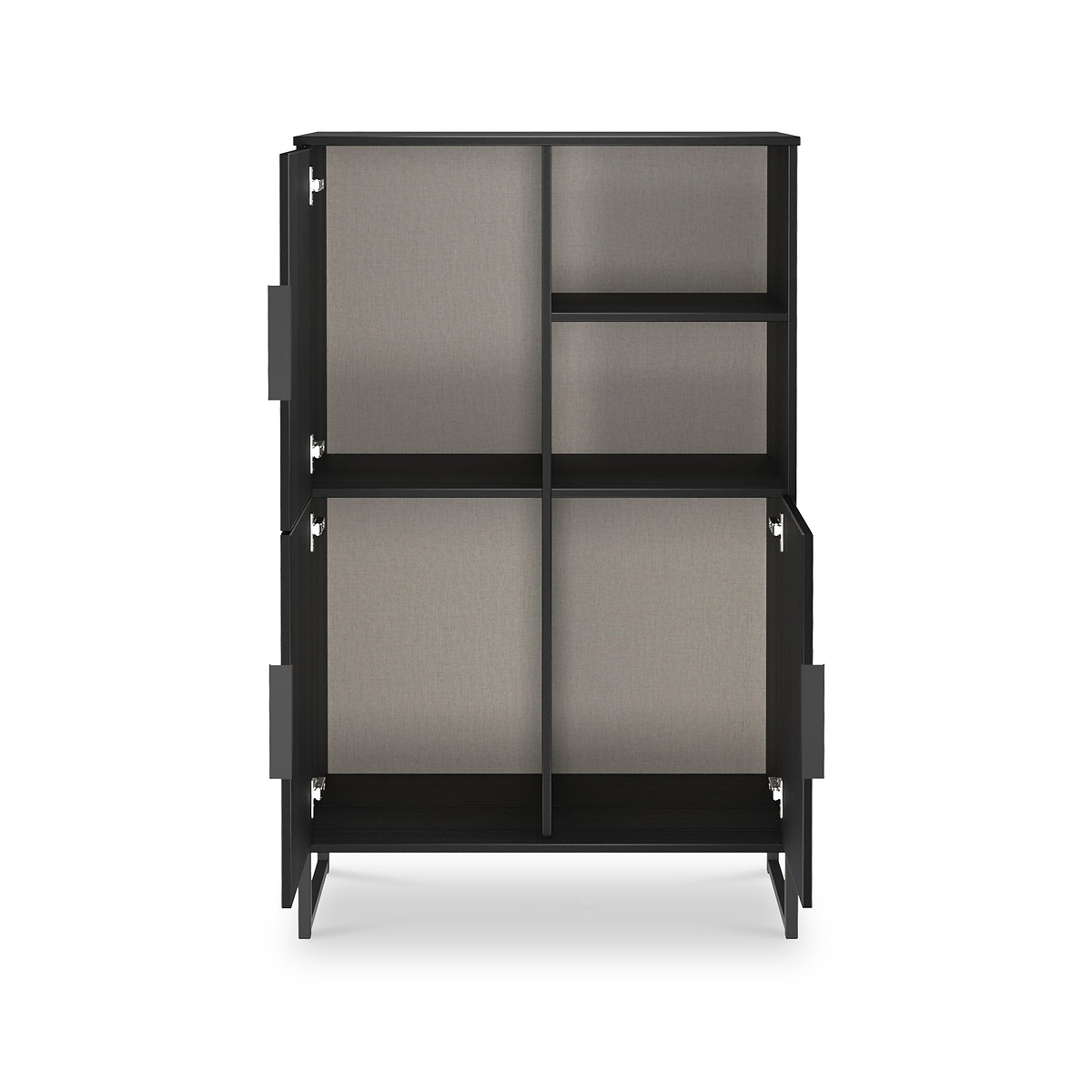 Ashbourne Cabinet Black Ash from Roseland Furniture