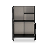Ashbourne Cabinet Black Ash from Roseland Furniture