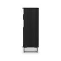 Ashbourne Cabinet Black Ash from Roseland Furniture
