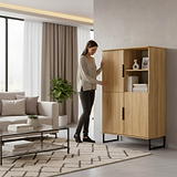 Ashbourne Cabinet Oak from Roseland Furniture