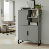 Ashbourne Cabinet Dusk Grey from Roseland Furniture