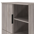 Ashbourne Cabinet Grey Oak from Roseland Furniture