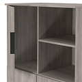 Ashbourne Cabinet Grey Oak from Roseland Furniture