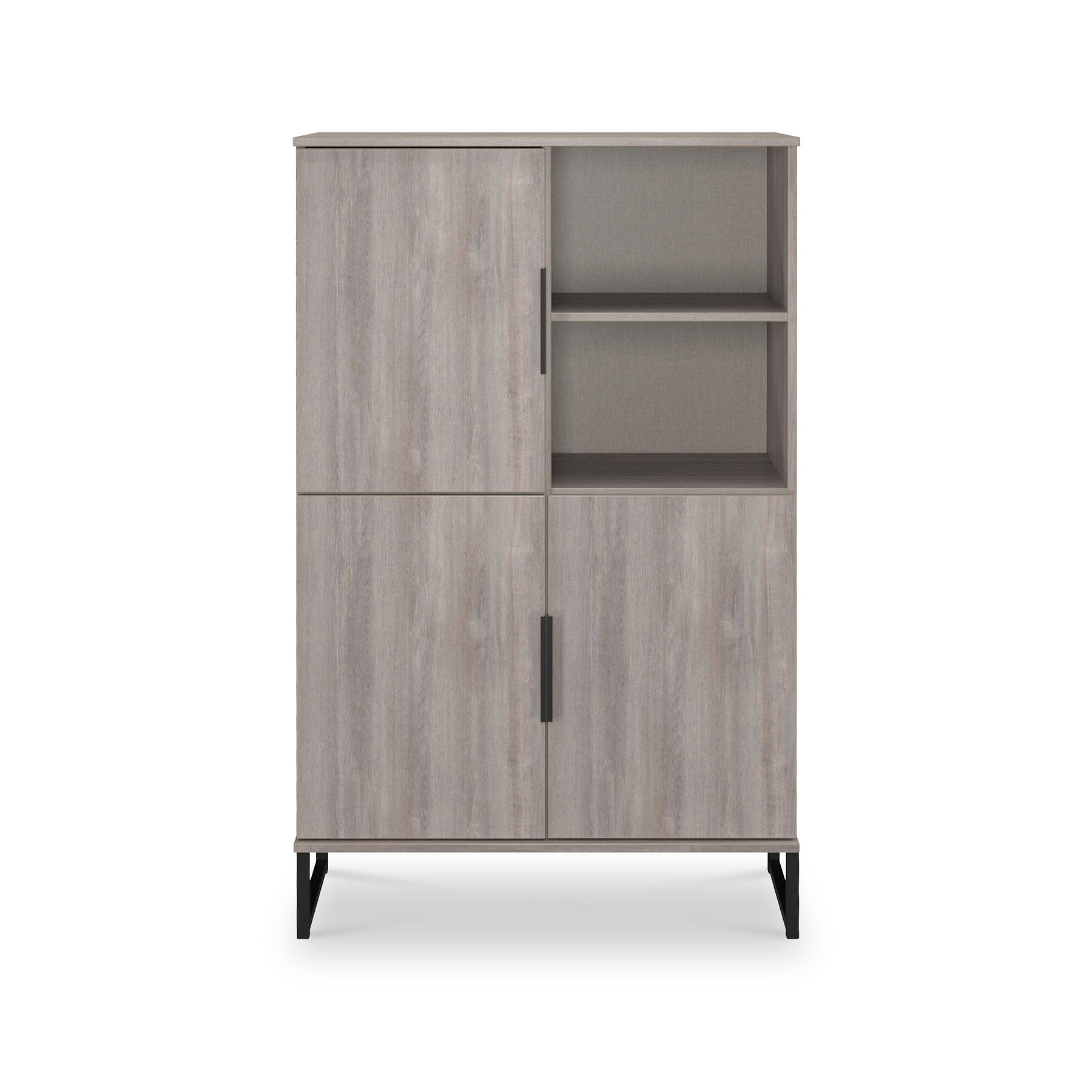 Ashbourne Cabinet Grey Oak from Roseland Furniture