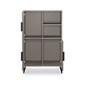 Ashbourne Cabinet Grey Oak from Roseland Furniture