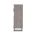 Ashbourne Cabinet Grey Oak from Roseland Furniture