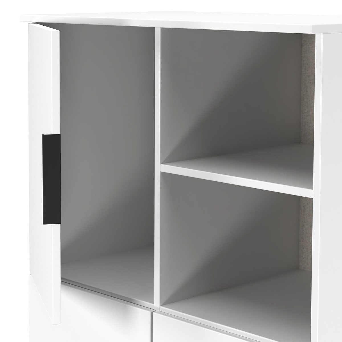 Ashbourne Cabinet White Matt from Roseland Furniture