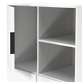Ashbourne Cabinet White Matt from Roseland Furniture