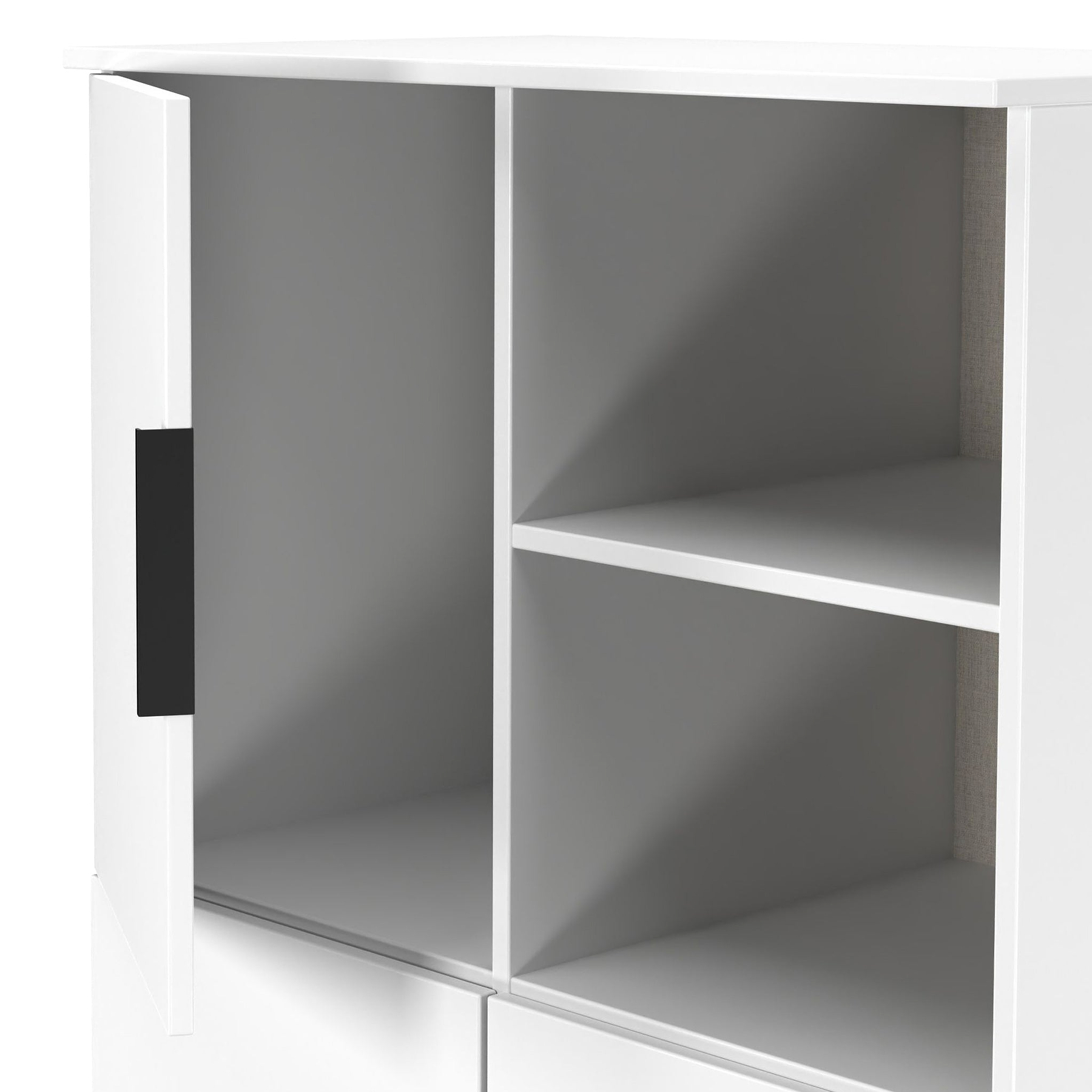 Ashbourne Cabinet White Matt from Roseland Furniture