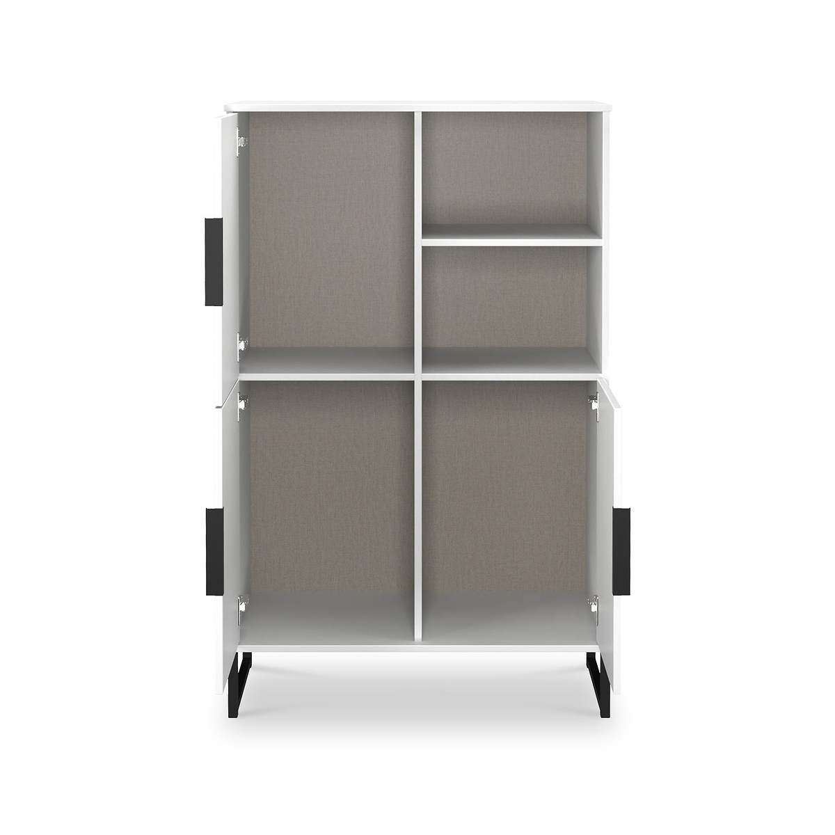 Ashbourne Cabinet White Matt from Roseland Furniture