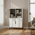 Ashbourne Cabinet White Matt from Roseland Furniture