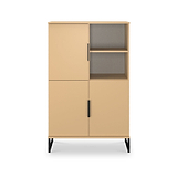 Ashbourne Cabinet Yellow Matt from Roseland Furniture
