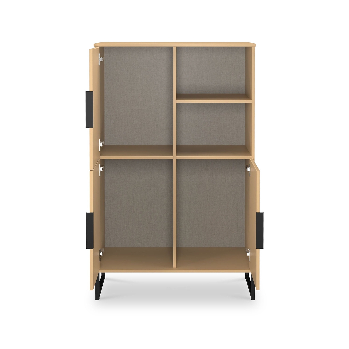 Ashbourne Cabinet Yellow Matt from Roseland Furniture