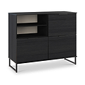 Ashbourne Sideboard Black Ash from Roseland Furniture