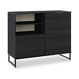 Ashbourne Sideboard Black Ash from Roseland Furniture