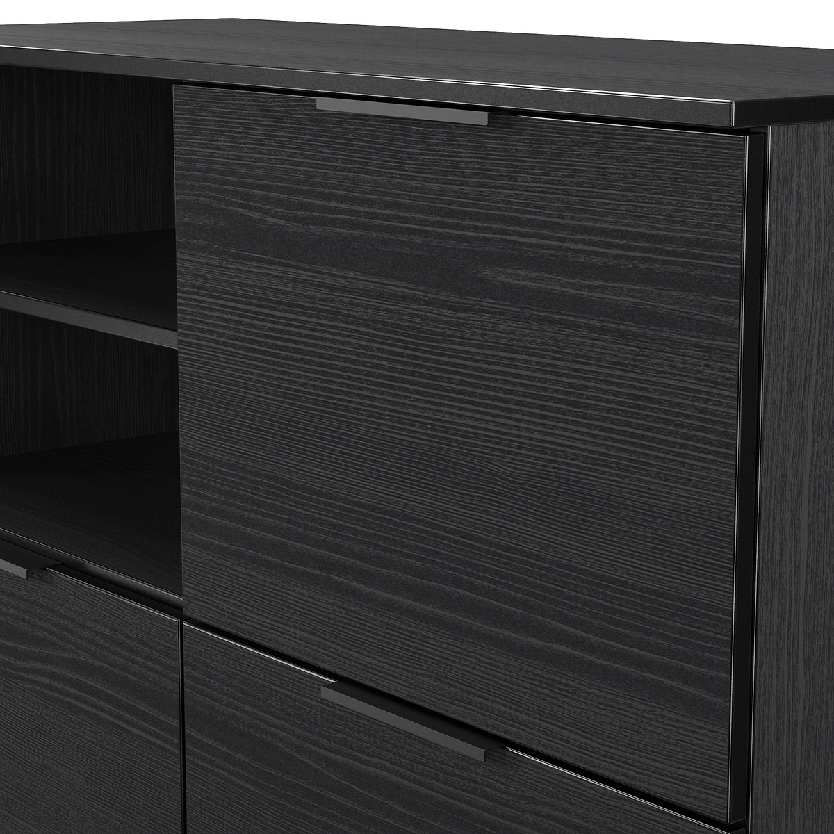 Ashbourne Sideboard Black Ash from Roseland Furniture