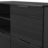 Ashbourne Sideboard Black Ash from Roseland Furniture