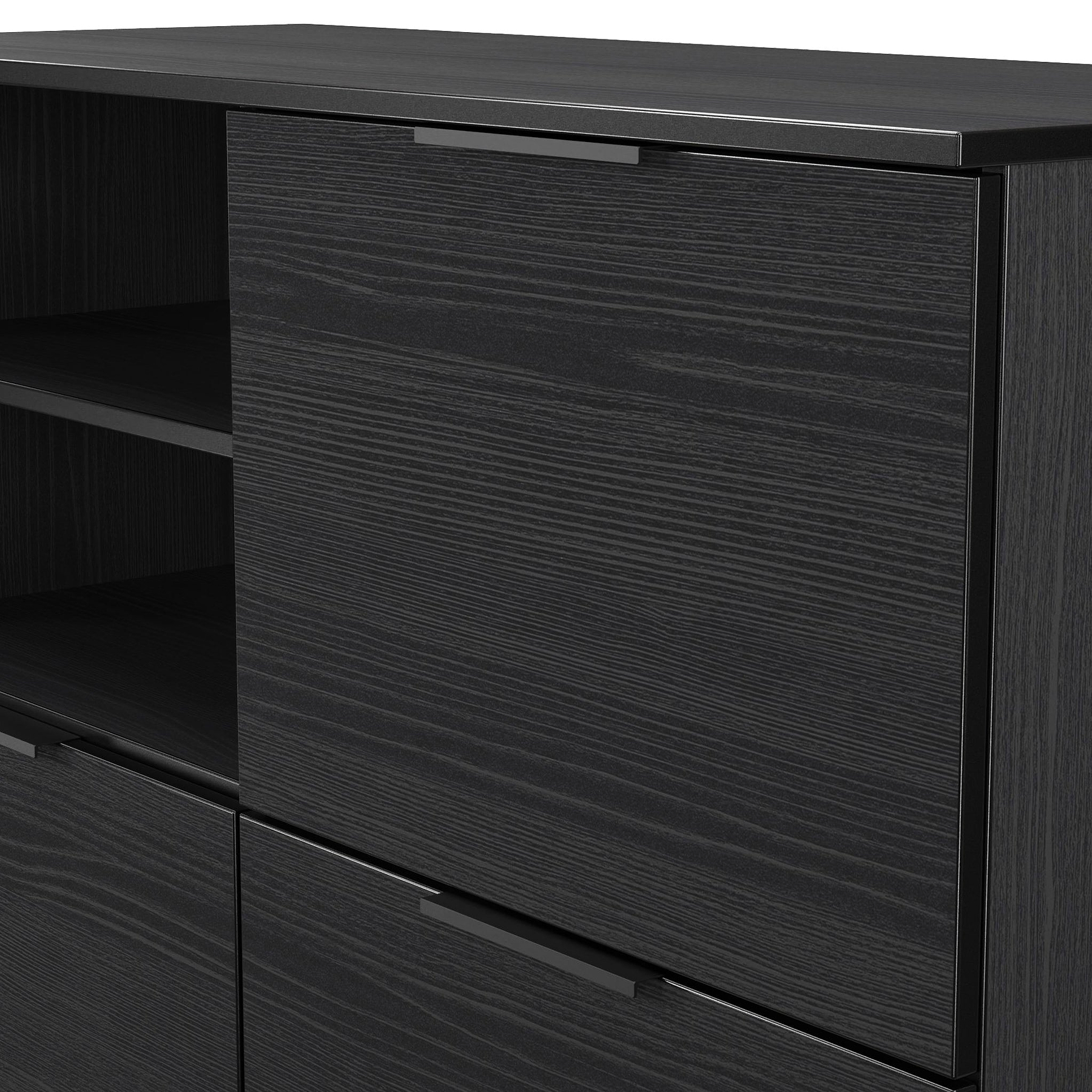 Ashbourne Sideboard Black Ash from Roseland Furniture