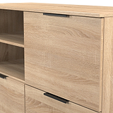 Ashbourne Sideboard Oak from Roseland Furniture