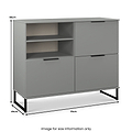 Ashbourne Sideboard Dusk Grey from Roseland Furniture