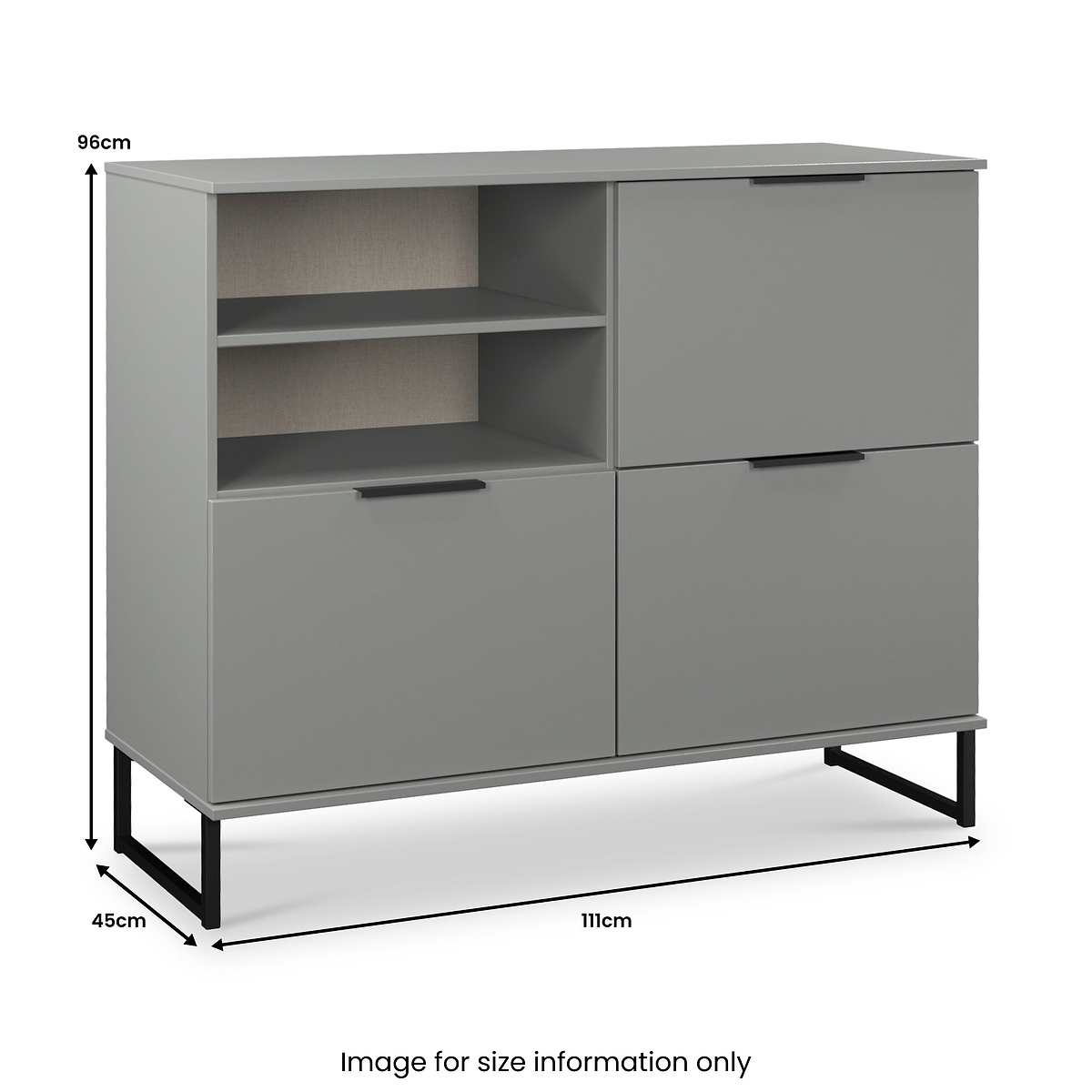 Ashbourne Sideboard Dusk Grey from Roseland Furniture