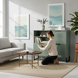 Ashbourne Sideboard Reed Green from Roseland Furniture