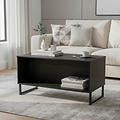 Ashbourne Coffee Table Black Ash from Roseland Furniture