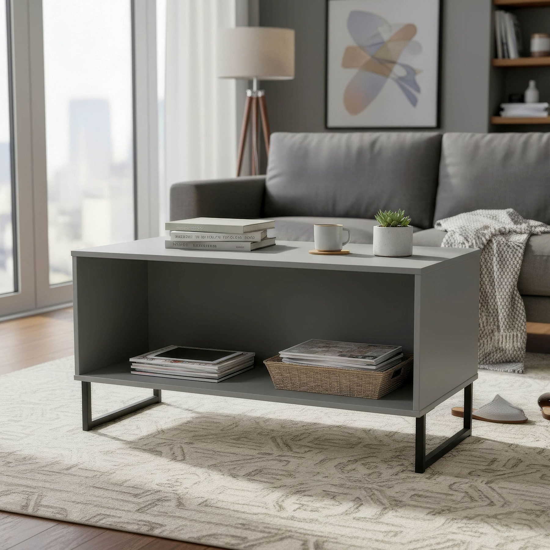 Ashbourne Coffee Table Dusk Grey from Roseland Furniture