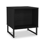 Ashbourne Side Table Black Ash from Roseland Furniture
