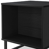 Ashbourne Side Table Black Ash from Roseland Furniture