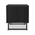 Ashbourne Side Table Black Ash from Roseland Furniture