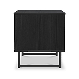Ashbourne Side Table Black Ash from Roseland Furniture