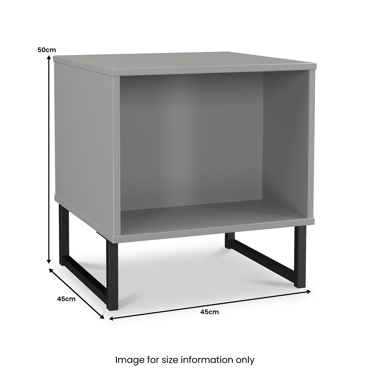 Ashbourne Side Table Dusk Grey from Roseland Furniture