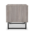 Ashbourne Side Table Grey Oak from Roseland Furniture