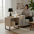 Ashbourne Side Table Cashmere Matt from Roseland Furniture
