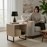 Ashbourne Side Table Cashmere Matt from Roseland Furniture