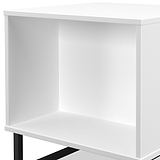 Ashbourne Side Table White Matt from Roseland Furniture