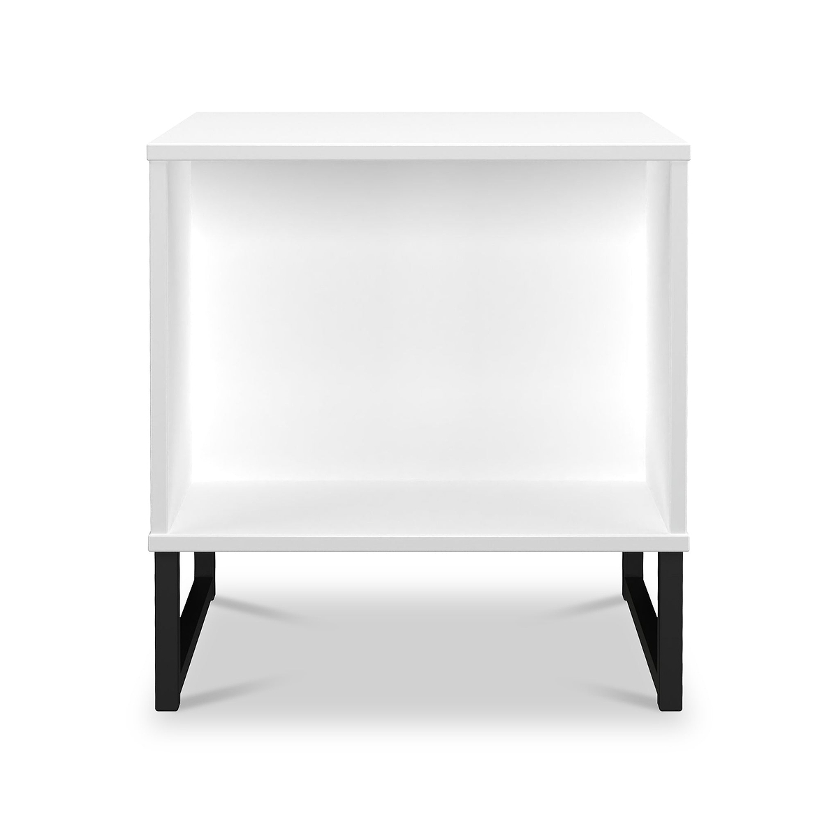 Ashbourne Side Table White Matt from Roseland Furniture