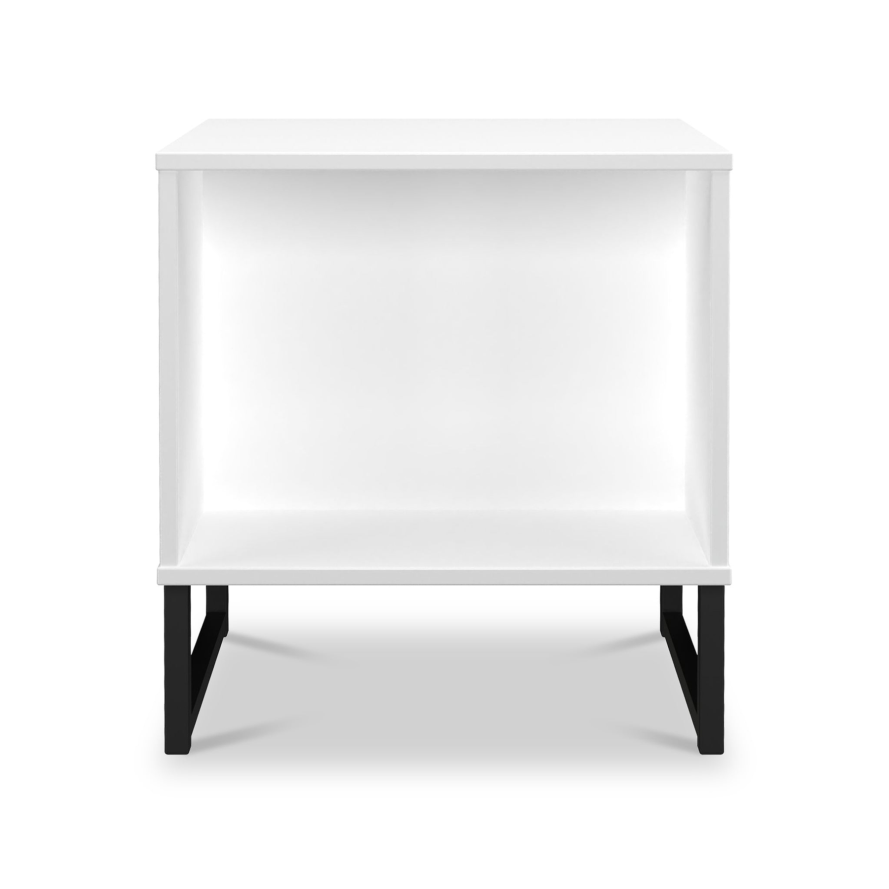 Ashbourne Side Table White Matt from Roseland Furniture