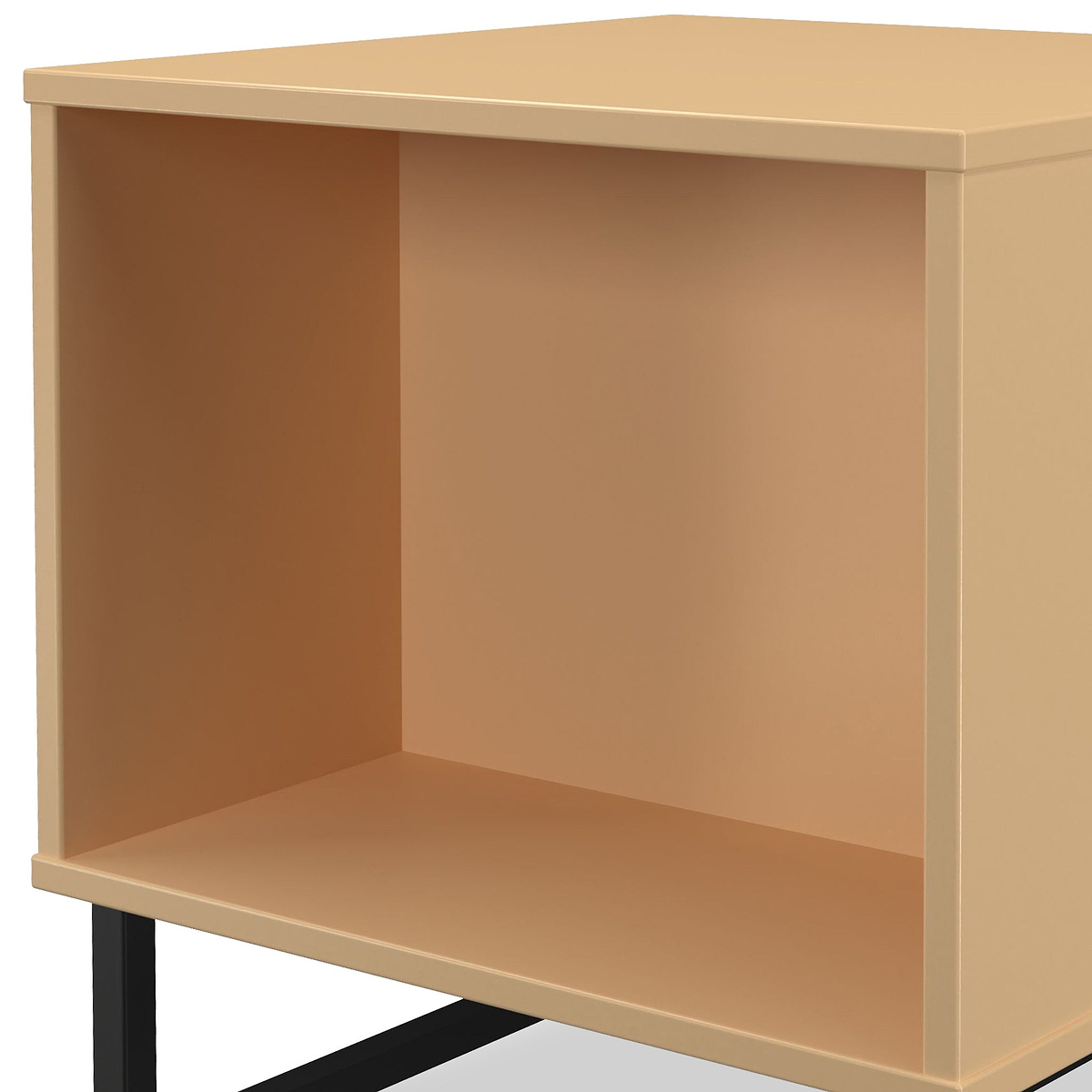 Ashbourne Side Table Yellow Matt from Roseland Furniture