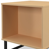 Ashbourne Side Table Yellow Matt from Roseland Furniture