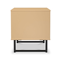 Ashbourne Side Table Yellow Matt from Roseland Furniture
