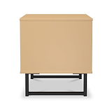 Ashbourne Side Table Yellow Matt from Roseland Furniture