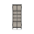 Ashbourne Tall Storage Cabinet Black Ash from Roseland Furniture