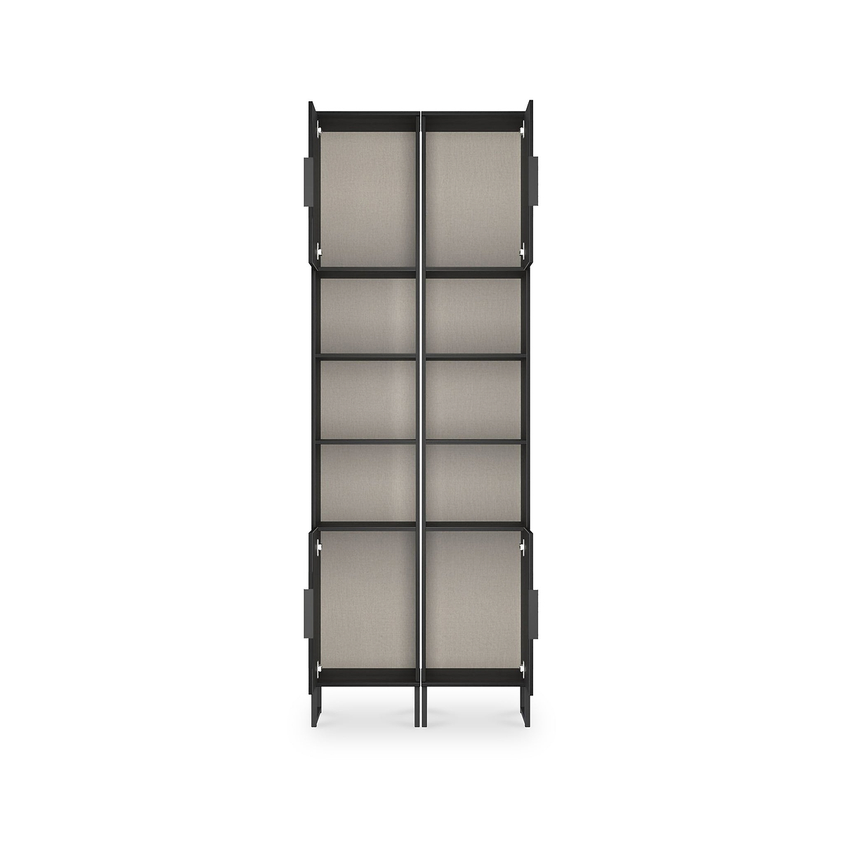Ashbourne Tall Storage Cabinet Black Ash from Roseland Furniture