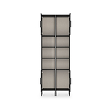 Ashbourne Tall Storage Cabinet Black Ash from Roseland Furniture