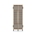 Ashbourne Tall Storage Cabinet Oak from Roseland Furniture