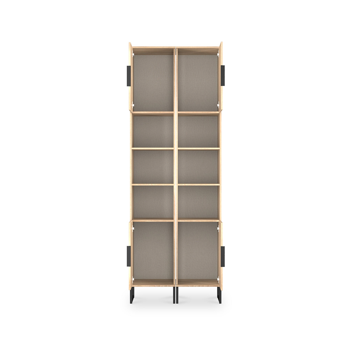 Ashbourne Tall Storage Cabinet Oak from Roseland Furniture